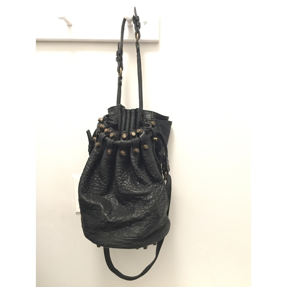 ALEXANDER WANG DIEGO BUCKET BACK WITH ANTIQUE GOLD